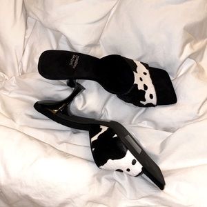 Jeffery Cambell Cow Skin Mr. Big Heels